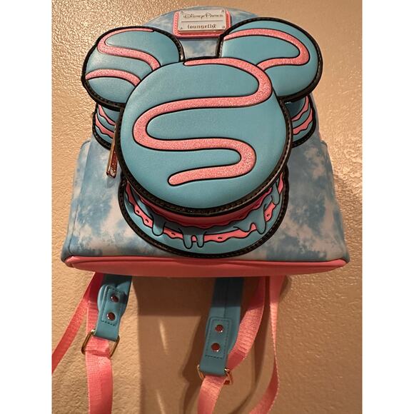 NWT Disney Parks Loungefly Eats 2024 Macaron Snack Mini Backpack - Picture 4 of 5